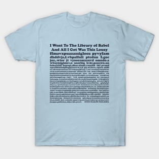 Library of Babel Souvenir T-Shirt